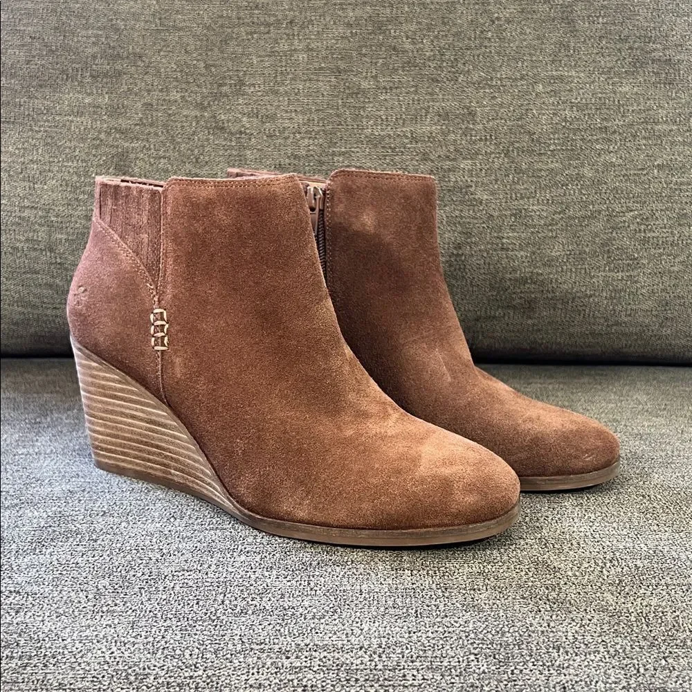 New Lucky Brand Zorla Booties Women’s Size 9 Color - Roasted